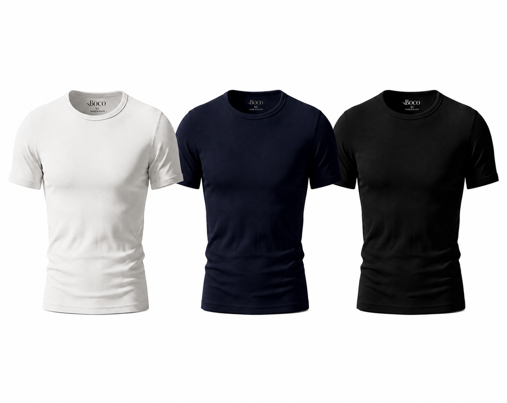 Men's Lycra Half Sleeve Undershirt – 3-Pack