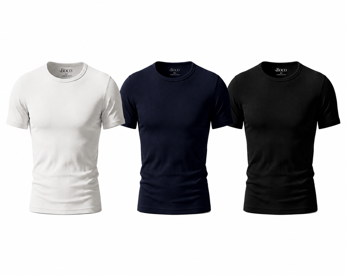 Men's Lycra Half Sleeve Undershirt – 3-Pack